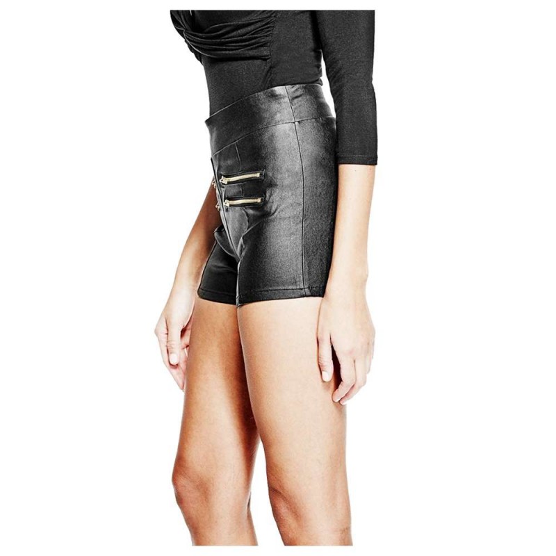 Women Hot Mini Shorts Designer Party Sports Hot Sexy Pants Genuine Lambskin Leather Short